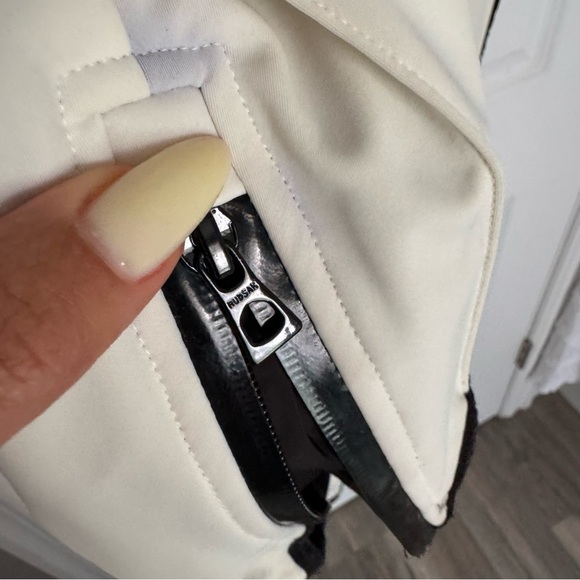 Rudsak limited edition messa ski pant with logo straps in cream white size S - Picture 11 of 16